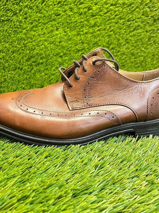 Nunn Bush Nelson Comfort Gel Mens Size 8.5 Brown Classic Wingtip Oxford Shoes main image 10
